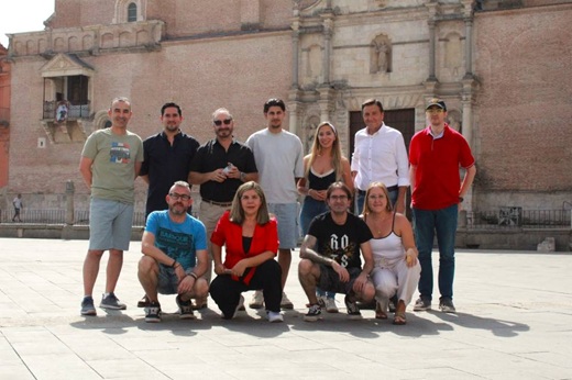 Equipo de RTV Medina y Comarcas que forma parte de la retransmisi&oacute;n de los encierros de San Antol&iacute;n
